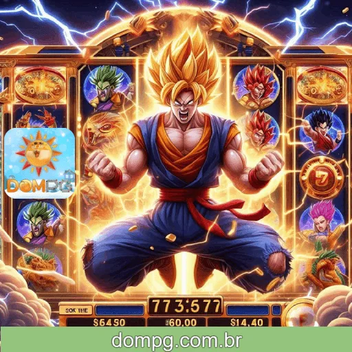 Visual apresentando slots populares da DOMPG com jackpots progressivos e oportunidades de ganhos altos.